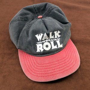Bow Valley Canada - Walk Roll Vintage 5-panel Dad Hat - Sunkissed Black and Red